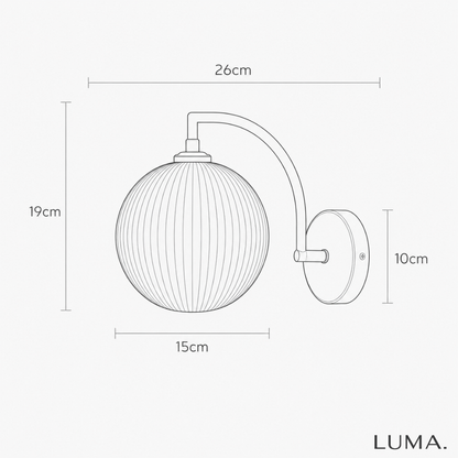 Nordic Glass Wall Sconce