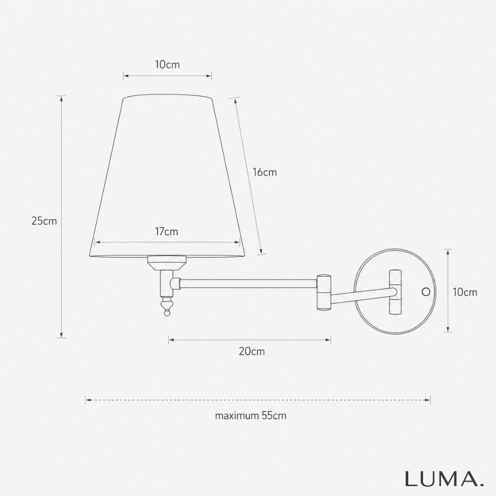Nordic Swing Arm Wall Lamp