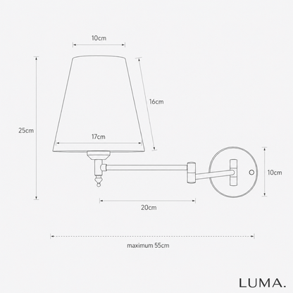 Nordic Swing Arm Wall Lamp