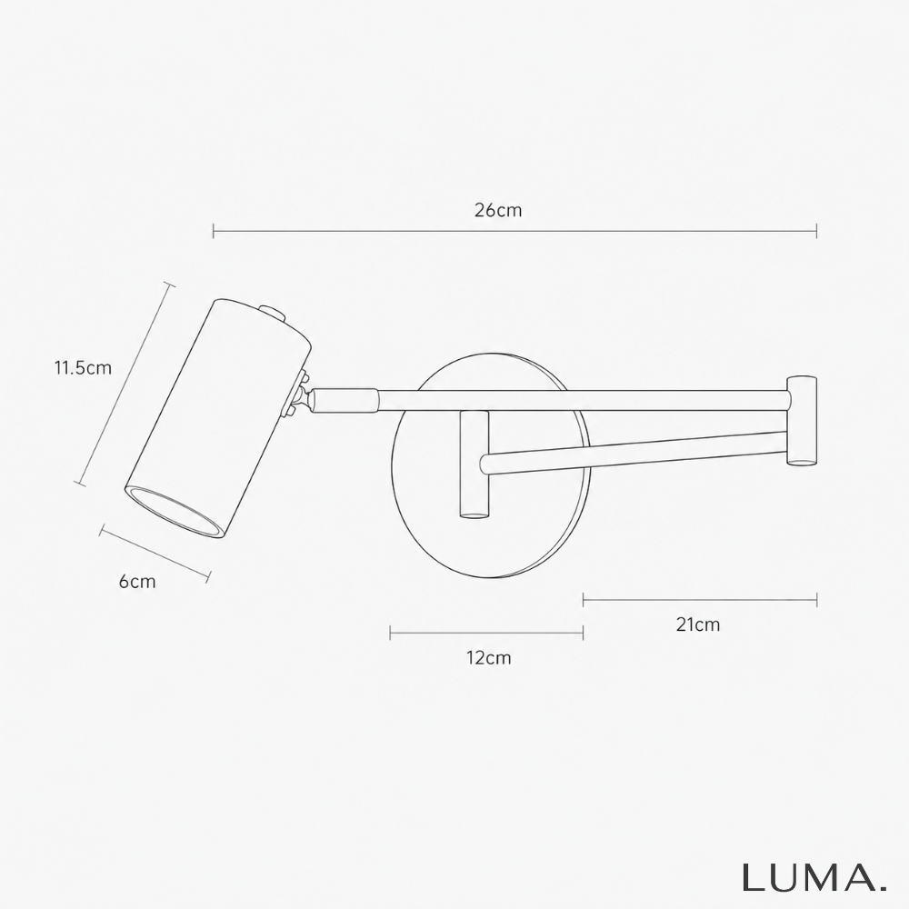 Adjustable Arc Sconce