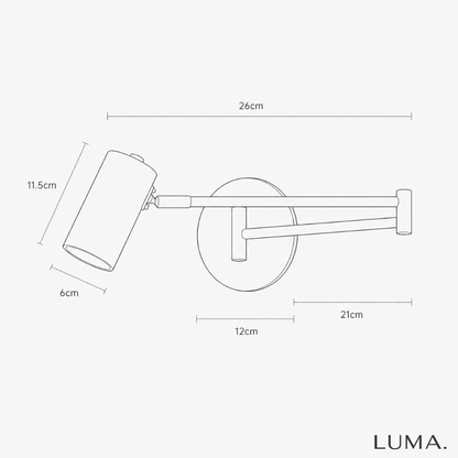 Adjustable Arc Sconce